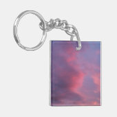 Porte-clés Nuages roses bleus (Devant gauche)