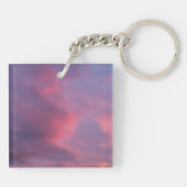 Porte-clés Nuages roses bleus (Dos)