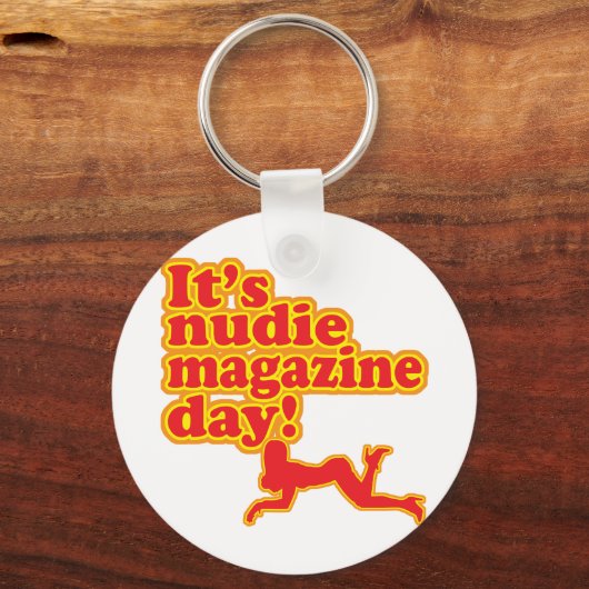 Porte-clés Nudie Magazine Day ! (Recto)