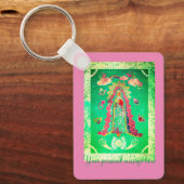 Porte-clés Nuestra Señora de Guadalupe Personnalisé (Recto)