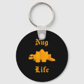 Porte-clés Nug Life Dinosaur Chicken Nugget Funny Retro  (Recto)