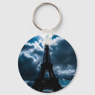Porte-clés Nuit bleue Tour Eiffel