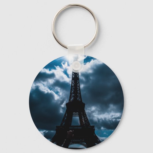 Porte-clés Nuit bleue Tour Eiffel (Recto)