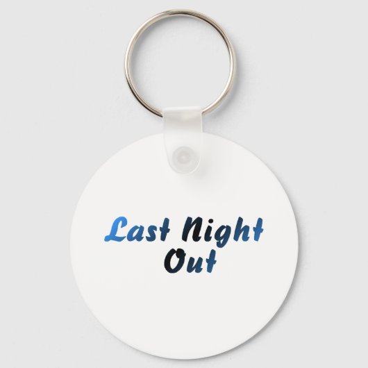 Porte-clés Nuit dernière (bleu) (Recto)