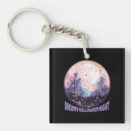 Porte-clés Nuit d'Halloween (Devant)