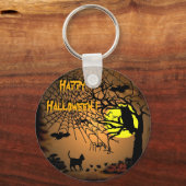 Porte-clés Nuit d'Halloween, Joyeux Halloween ! (Recto)