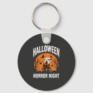 Porte-clés Nuit d'Horreur d'Halloween Château Hanté Vintage