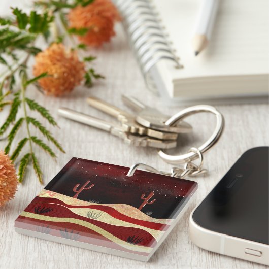 Porte-clés Nuit du désert (Devant Droit)