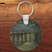 Porte-clés Nuit étoilée sur le Rhône (Recto)