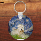 Porte-clés Nuit étoilée - Terrier battu 1 (Recto)