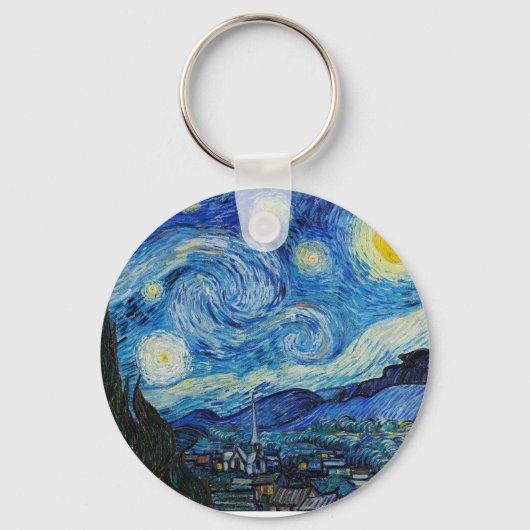 Porte-clés Nuit étoilée, Van Gogh (Verso)