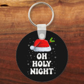 Porte-clés Nuit Sainte Noël Père Noël Fun Noël (Recto)