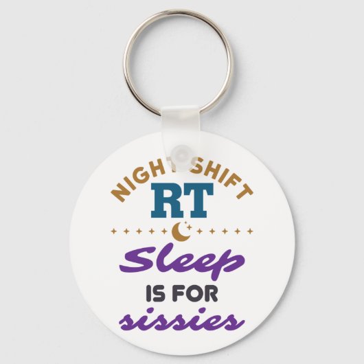 Porte-clés Nuit Shift RT Thérapie respiratoire (Recto)
