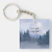 Porte-clés Nuit silencieuse Saint-Nuit Magique Hiver Illustra (Devant)