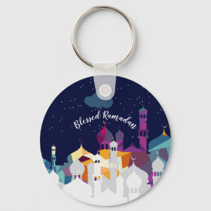 Porte-clés Nuits arabes d'Orient Ramadan bénie personnalisée