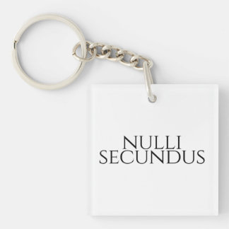 Porte-clés Nulli Secundus - Deuxième À Aucun