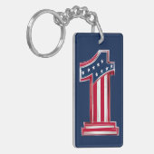Porte-clés Number 1 American (Devant gauche)