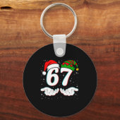 Porte-clés Number 67 Matching Six Seven 6 7 Meme 6-7 Christma (Recto)