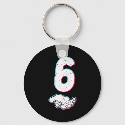 Porte-clés Number 67 Matching Six Seven 6 7 Meme 6 7 Hallowee (Recto)