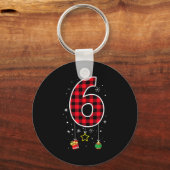 Porte-clés Number 6 Funny Meme Saying 6 7 Six Seven Christmas (Recto)