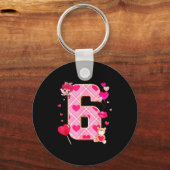 Porte-clés Number 6 Matching 67 Meme 6 7 Couple Matching Vale (Recto)