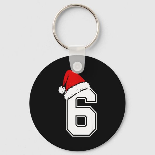Porte-clés Number 6 Matching Six Seven 6 7 Meme 6 7 Christmas (Recto)
