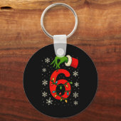 Porte-clés Number 6 Matching Six Seven Meme Christmas Boys Yo (Recto)
