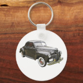 Porte-clés numériquement image améliorée d'une Plymouth noire (Recto)