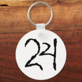 Porte-clés Numéro24 (Recto)