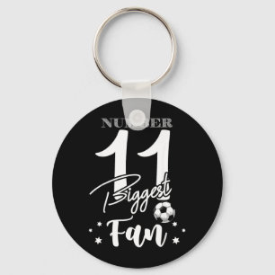 Porte-clés Numéro 11 Plus Grand Fan Footballeur Famille Accla
