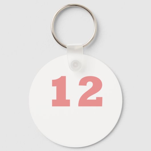 Porte-clés Numéro 12 ! (Recto)