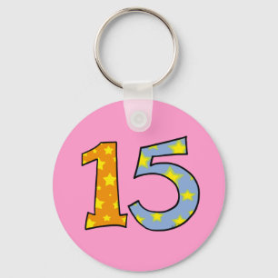 Porte-clés Numéro 15