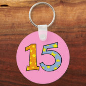 Porte-clés Numéro 15 (Recto)