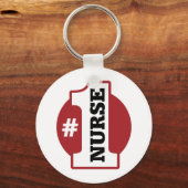 Porte-clés Numéro 1 Infirmière (Recto)