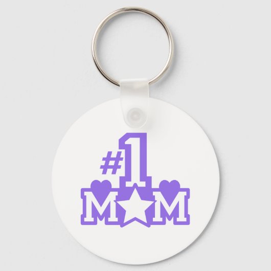 Porte-clés Numéro 1 maman (Recto)