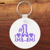 Porte-clés Numéro 1 maman (Recto)