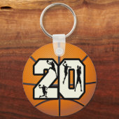 Porte-clés Numéro 20 Basketball (Recto)