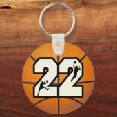 Porte-clés Numéro 22 Basketball (Recto)