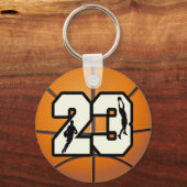 Porte-clés Numéro 23 Basketball (Recto)