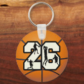 Porte-clés Numéro 26 Basketball (Recto)