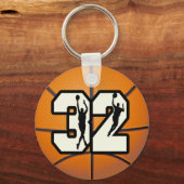 Porte-clés Numéro 32 Basketball (Recto)