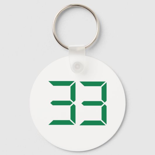 Porte-clés Numéro - 33 (Recto)