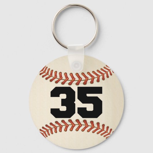 Porte-clés Numéro 35 Baseball (Recto)