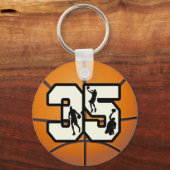 Porte-clés Numéro 35 Basketball (Recto)
