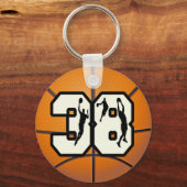 Porte-clés Numéro 38 Basketball (Recto)