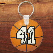 Porte-clés Numéro 41 Basketball (Recto)