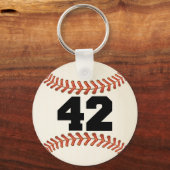 Porte-clés Numéro 42 Baseball (Recto)