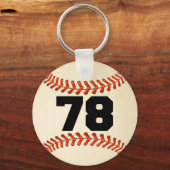 Porte-clés Numéro 78 Baseball (Recto)