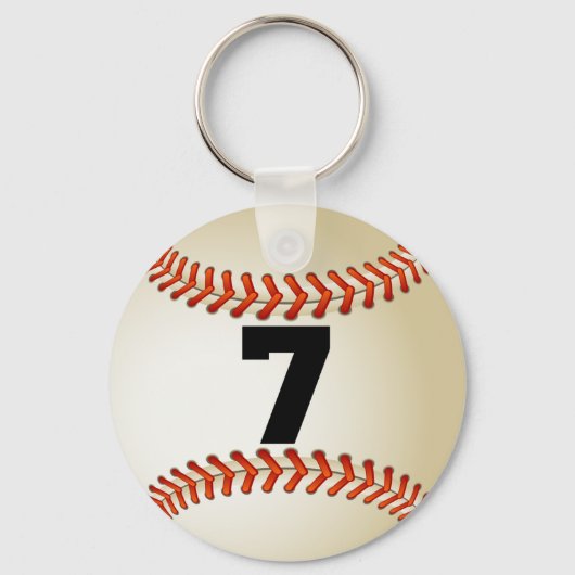 Porte-clés Numéro 7 Baseball (Recto)