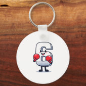 Porte-clés Numéro 7 Correspondant 67 Mème Boxe Hommes Femmes (Recto)